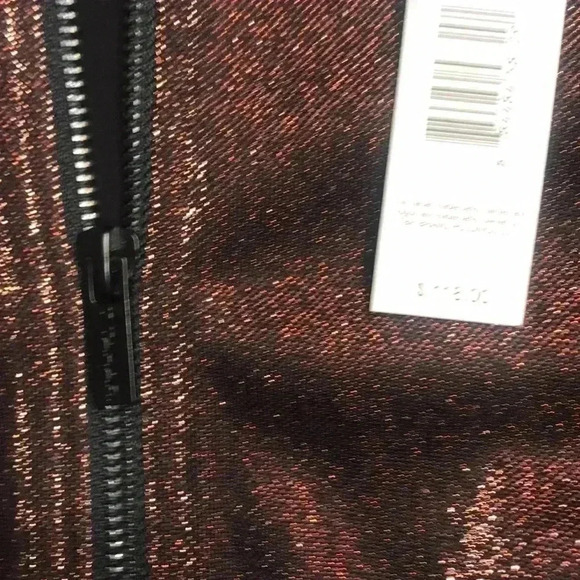 Tahari NWT jacket size small, bronze shine - Picture 3 of 4